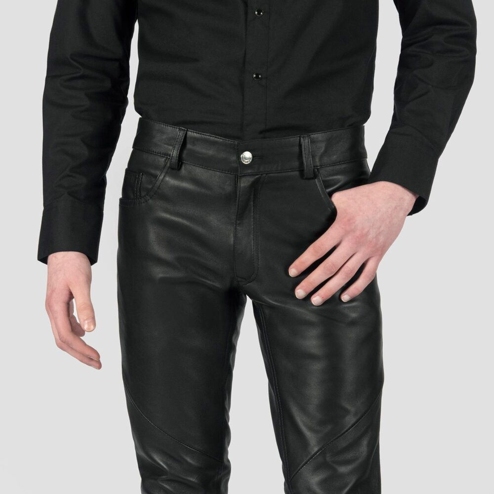 Skinny James - Skinny Fit Leather Pants | Straight To Hell Apparel