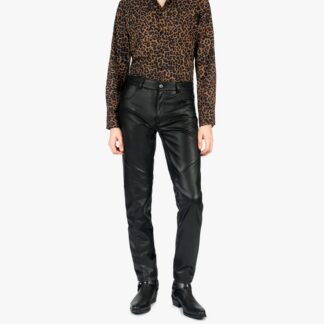 Vegan Narrow Eddie - Slim Fit Faux Leather Pants