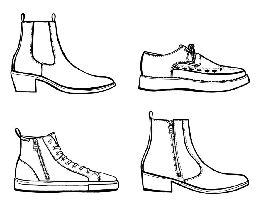 Measuring footwear