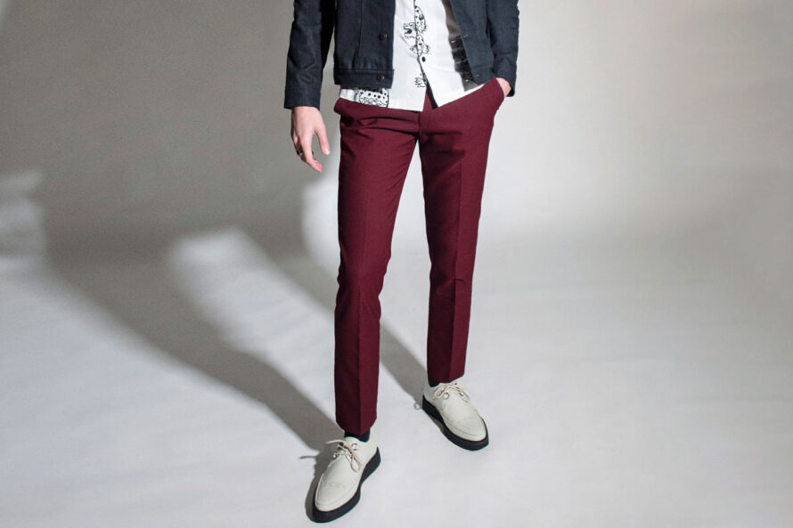Hawkins – Cream Leather Creepers