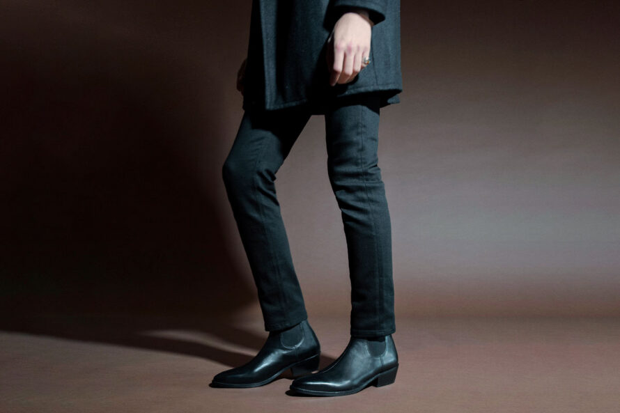 Marquee – Black Leather Chelsea Boots