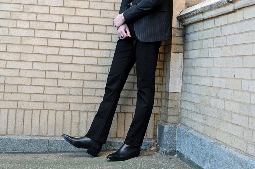 Marquee – Black Leather Chelsea Boots