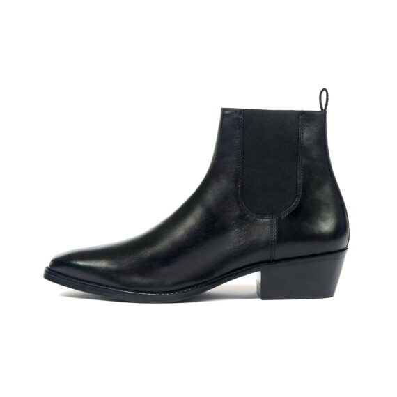 harbour leather black chelsea boots