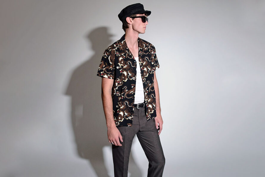 Tame My Tiger – Tiger Motif Print Shirt