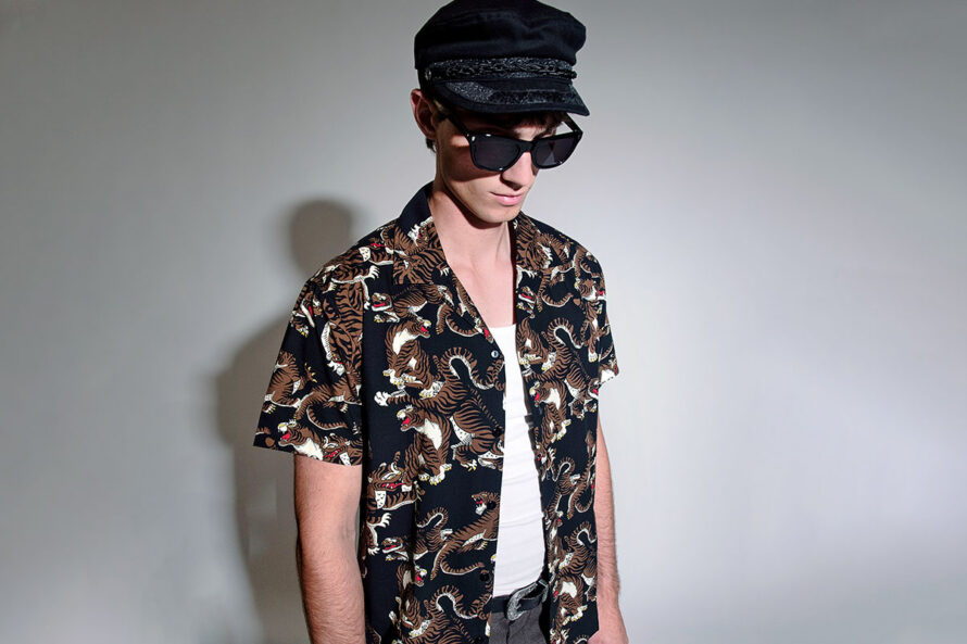 Tame My Tiger – Tiger Motif Print Shirt
