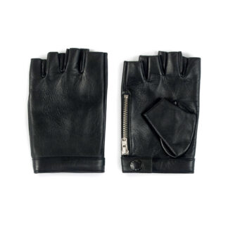 LaSalle Fingerless - Leather Zip Gloves