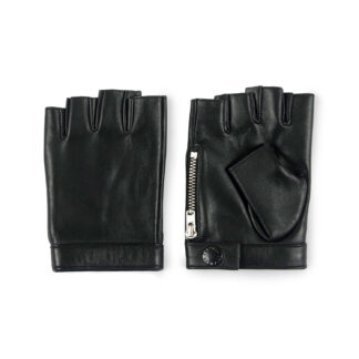 LaSalle Fingerless - Leather Zip Gloves