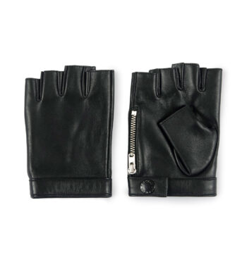 LaSalle Fingerless - Leather Zip Gloves