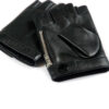 LaSalle Fingerless - Leather Zip Gloves