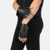 LaSalle Fingerless - Leather Zip Gloves