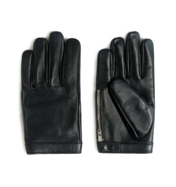 LaSalle - Lined Leather Zip Gloves