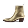 Richards - Gold Leather Zip Boot