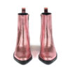 Richards - Pink Leather Zip Boot