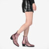 Richards - Pink Leather Zip Boot