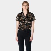 TWIST FRONT JERSEY JUMPSUIT TAME MY TIGER