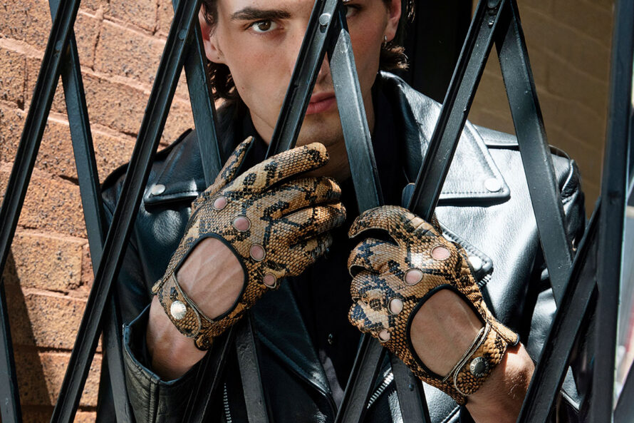 Bullitt – Snakeskin Leather Gloves