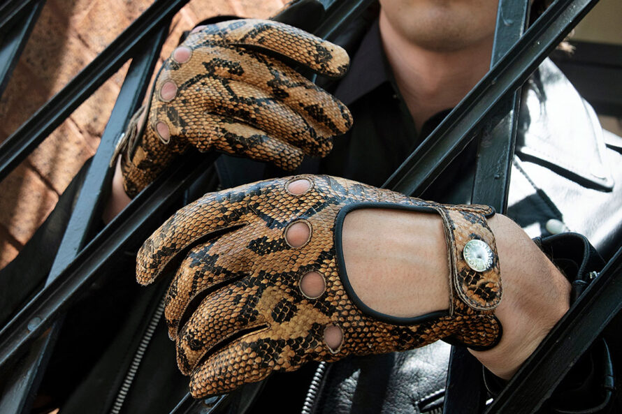 Bullitt – Snakeskin Leather Gloves