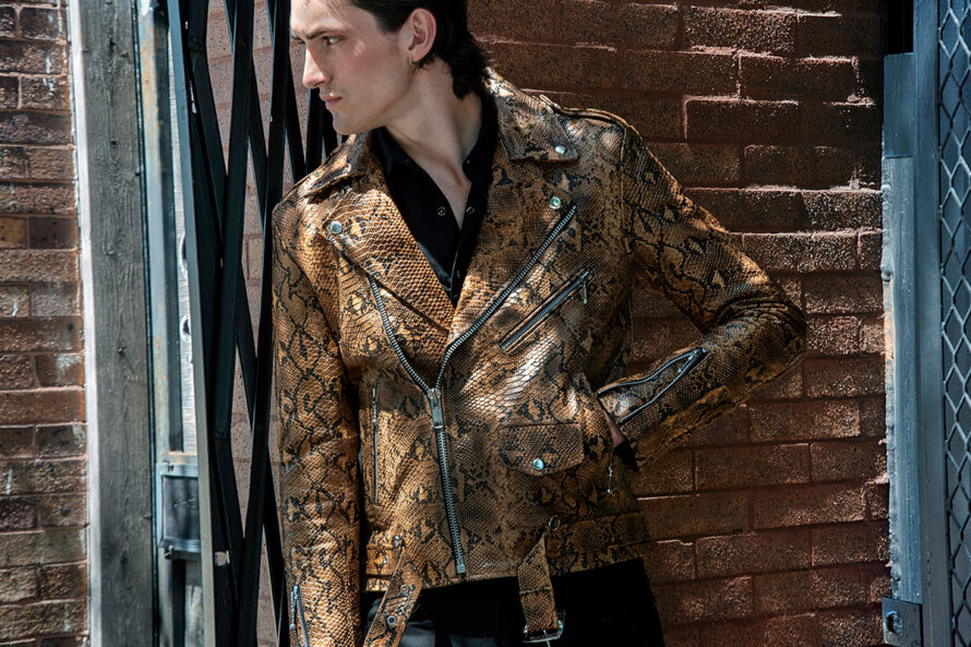 Commando – Snakeskin Leather Jacket