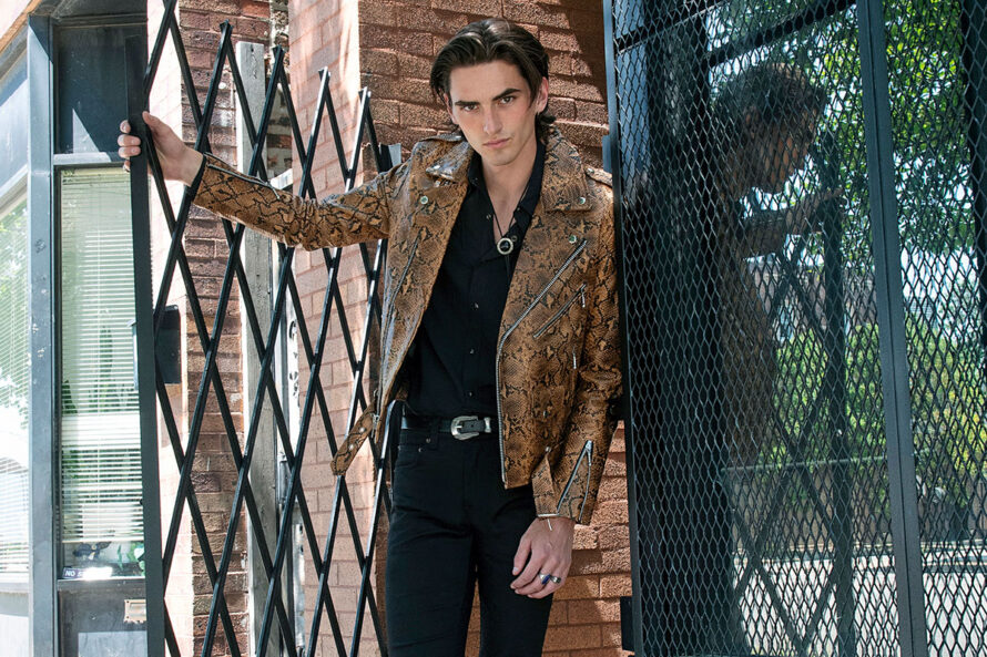 Commando – Snakeskin Leather Jacket