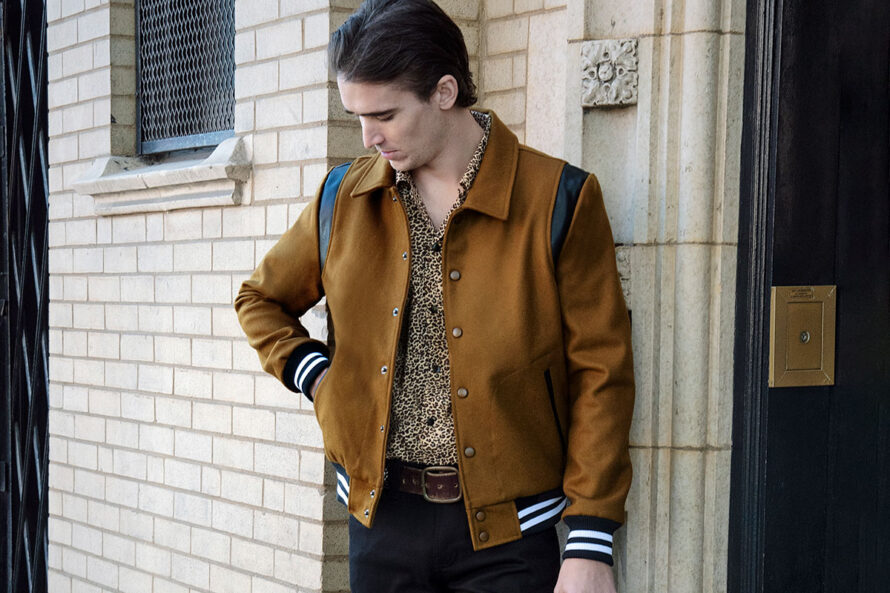 Jet – Brown and Black Varsity Jacket