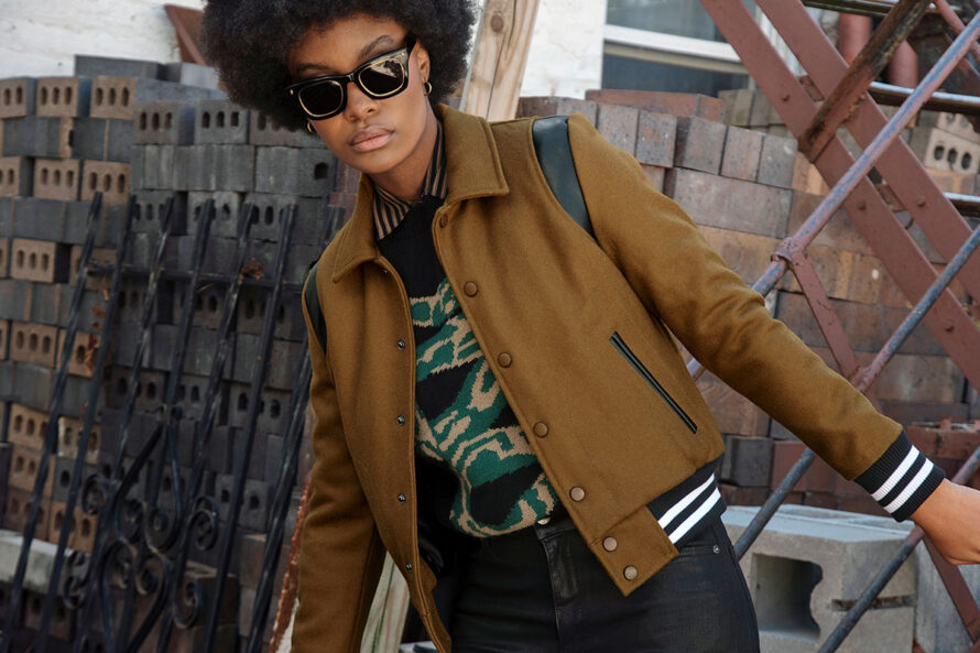 Jet – Brown and Black Varsity Jacket