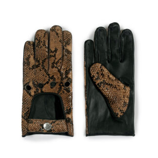 Bullitt - Snakeskin Leather Gloves