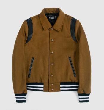 Jet – Brown and Black Varsity Jacket