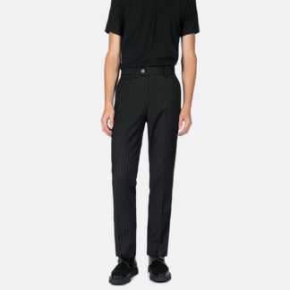 Montrose - Black and Grey Striped - Slim Fit Pants