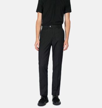 Montrose - Black and Grey Striped - Slim Fit Pants