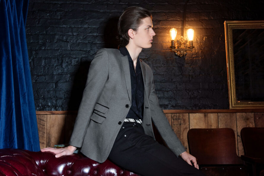 Domino – Grey and Black Blazer