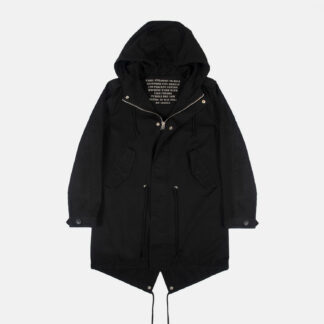 Defender - Black Fishtail Parka