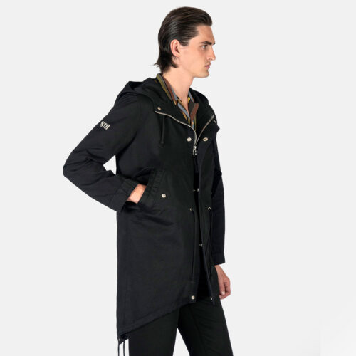 Defender - Black Fishtail Parka | Straight To Hell