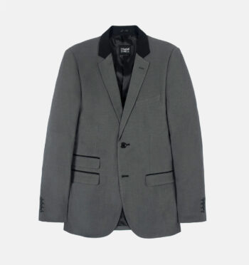 Domino - Grey and Black Blazer