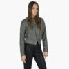 Leone - Grey Embroidered Gabardine Jacket