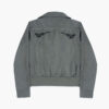 Leone - Grey Embroidered Gabardine Jacket