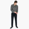 Leone - Grey Embroidered Gabardine Jacket
