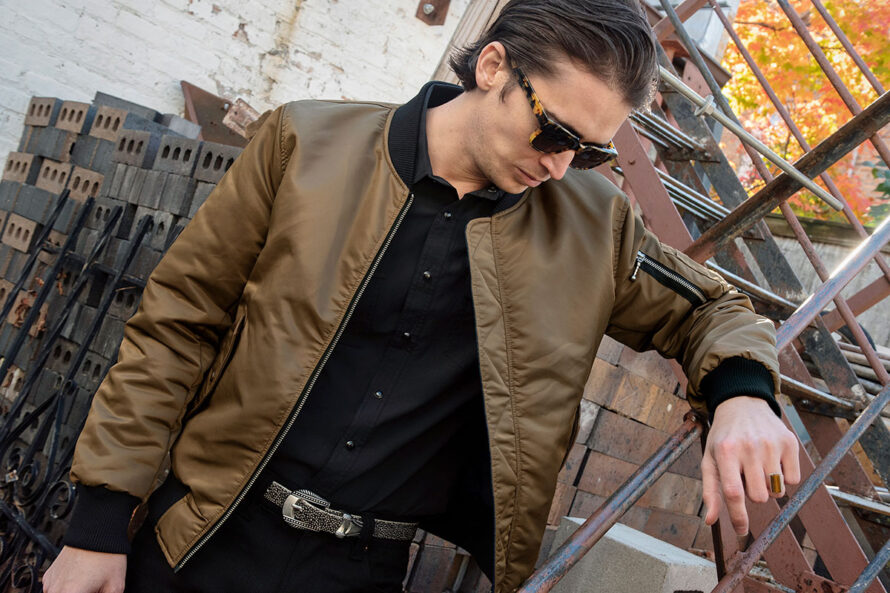 Open Road – Black Short Sleeve Western Shirt