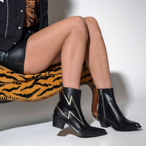 Glowing Women's Leather Boots