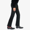 Lightning - Black and Red Leather Lightning Bolt Boots
