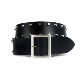 Jean Baptiste with Studs - Studded Leather Belt