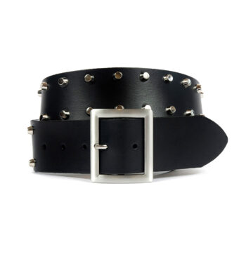 Jean Baptiste with Studs - Studded Leather Belt