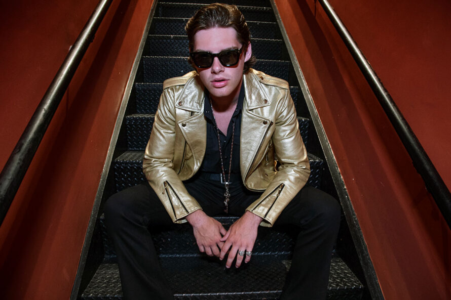 Commando – Gold Leather Jacket