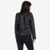 Commando - Black and Silver - Black Lining - Leather Jacket