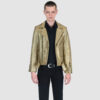 Commando - Gold Leather Jacket