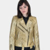 Commando - Gold Leather Jacket