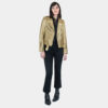 Commando - Gold Leather Jacket