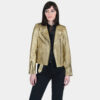 Commando - Gold Leather Jacket
