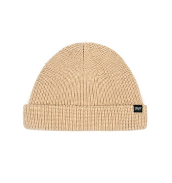 Wanderer - Beige Cotton Short Beanie