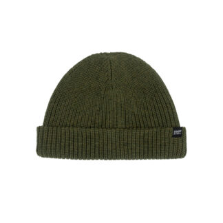 Wanderer - Green Cotton Short Beanie
