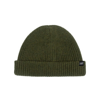 Wanderer - Green Cotton Short Beanie